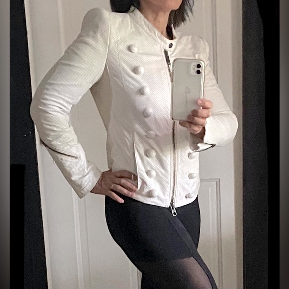 Vintage L.G.B (Le Grande Bleu/Japan) soft leather Rockstar-style jacket. Rare💕 - Picture 1 of 16